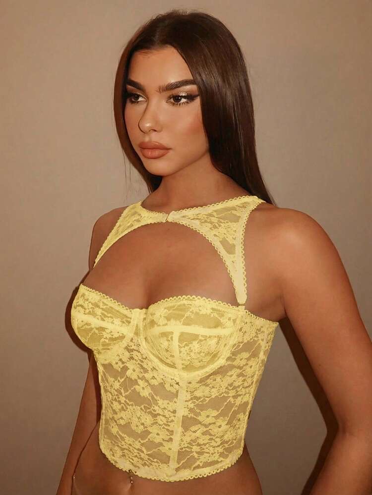 Top corset negro desmontable para festivales de música, atuendos para, foto 3