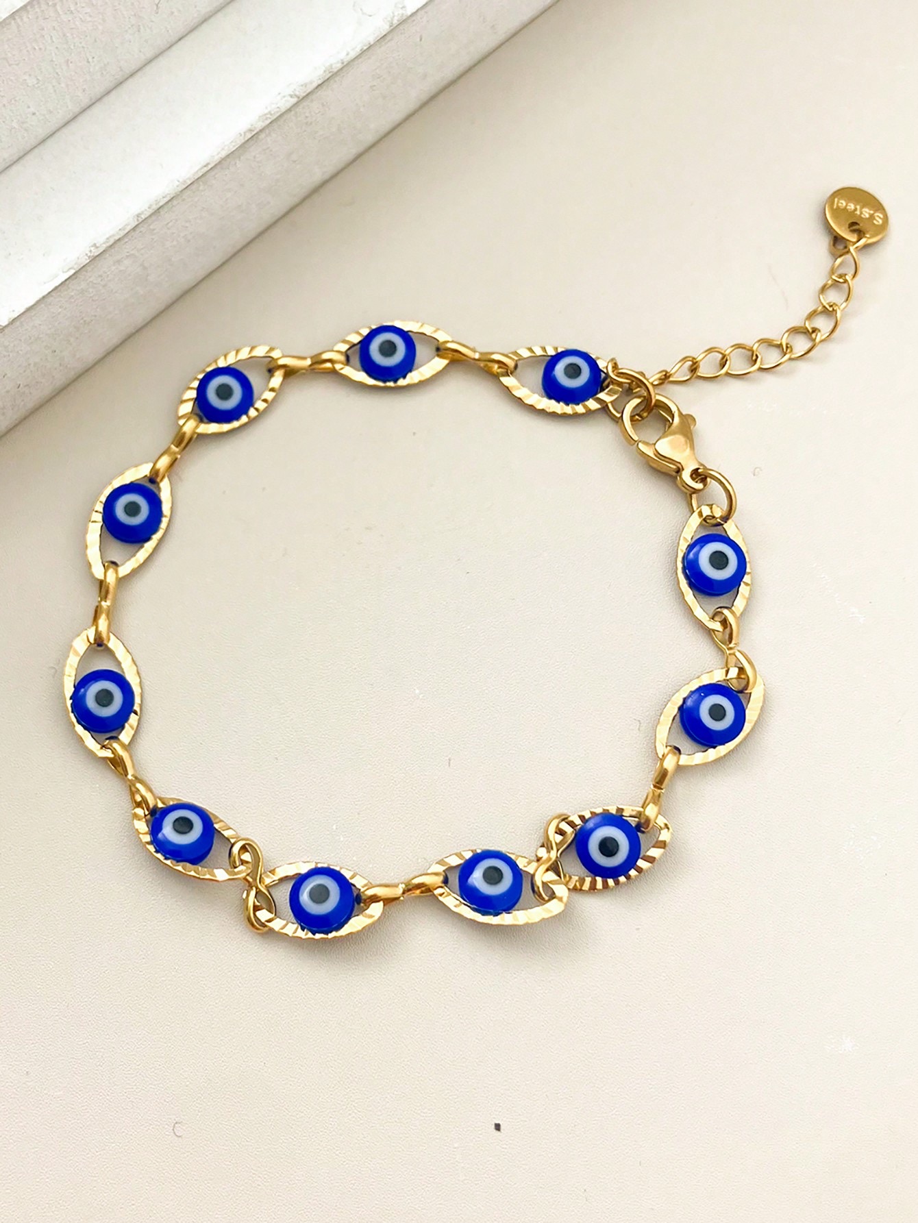 1 pieza Pulsera de acero inoxidable con diseño vintage, elegante y minima en multicolor 2 · multicolor 1 · multicolor 3 · multicolor 4, talla Unitalla