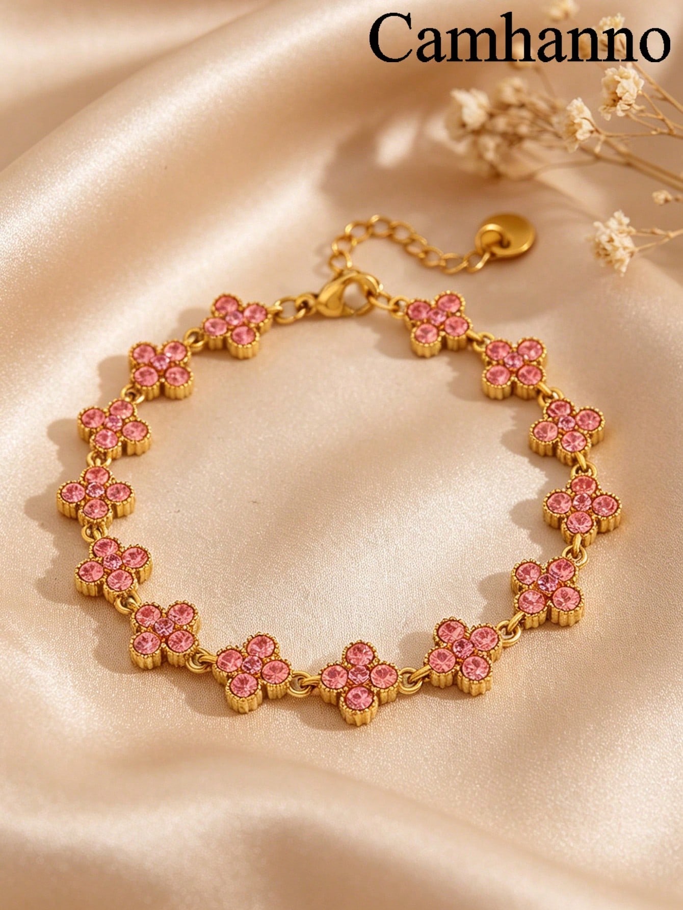 1 pieza Pulsera de estilo lujoso americano de acero inoxidable en dorado 5 · dorado · dorado 1 · dorado 2 · dorado 3 · dorado 4 · dorado 7 · dorado 8 · plateado · plata 2, talla Unitalla