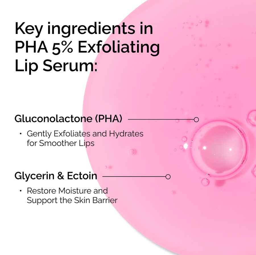 PHA 5% Exfoliating Lip Serum 15ml, foto 4