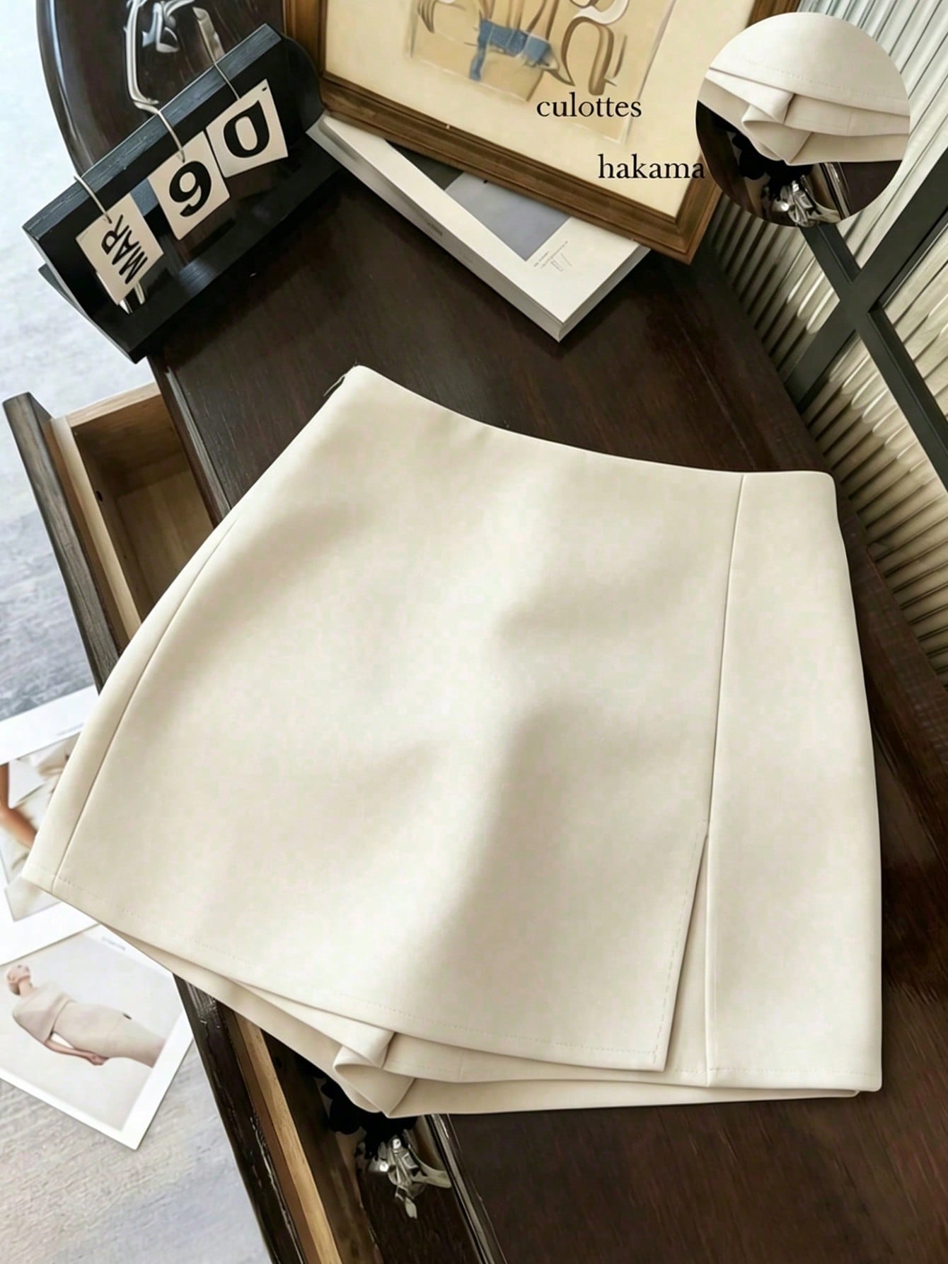 Franclia Fashionable Casual Commuter Versatile Textured Soft Fabric High Waist S, foto 3