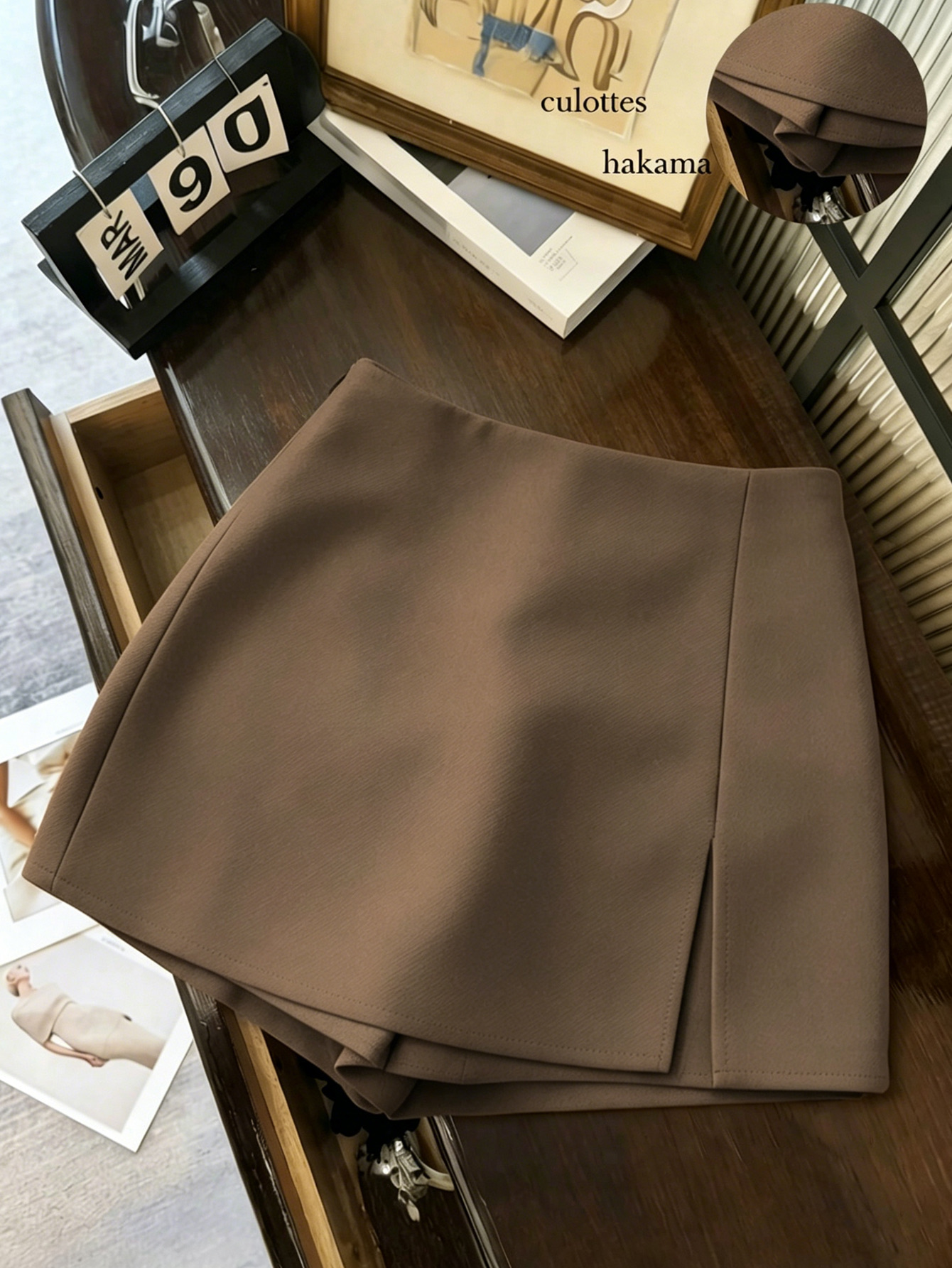 Franclia Fashionable Casual Commuter Versatile Textured Soft Fabric High Waist S, foto 7