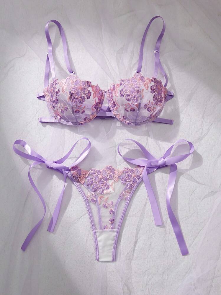 Lingerie Set 2pcs en purple · army green · black · blue · green · hot pink · pink 1 · pink 2 · red 1 · red 2 · red 3 · royal blue · white 1 · white 2 · violet purple · mint green · dark green 1 · dark green 2 · coffee brown · red violet, talla XS · S · M · L · XL · XXL